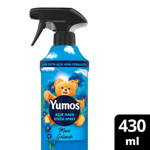 Yumoş Mavi Gelincik Açık Hava Etkisi, Yıkanması zor eşyalar için Sprey 430 ml