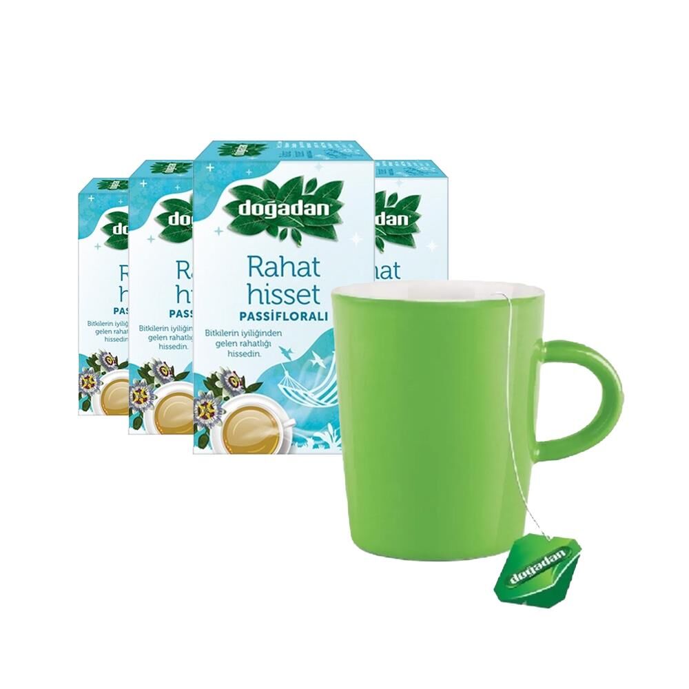 Doğadan Rahat Hisset Passifloralı 18'li x 4, Yeşil Kupa Hediyeli