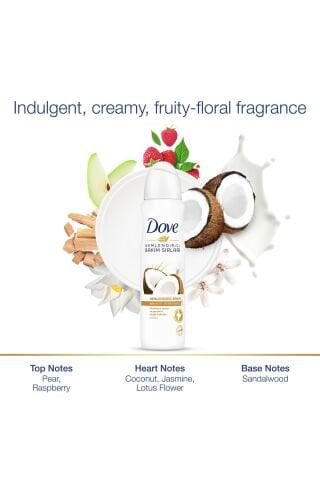 Dove Hindistan Cevizi Kadın Sprey Deodorant 150 ml x 3
