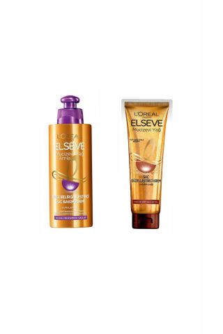 Elseve Ş ekil Veren Saç Güzelleştirici Krem ve Bukle Belirginleştirici Saç Bakım Kremi