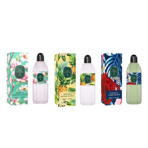 Eyüp Sabri Tuncer Kolonya Manolya Çiçeği, Hawaii Ananas ve Paris Gecesi Pet Şişe 400 ML
