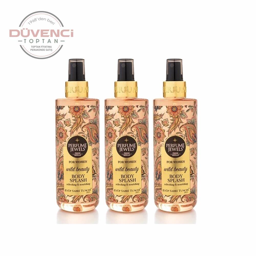 Düvenci Toptan Eyüp Sabri Tuncer Pj Body Splash Wild Beauty 250 ml 3' lü Paket