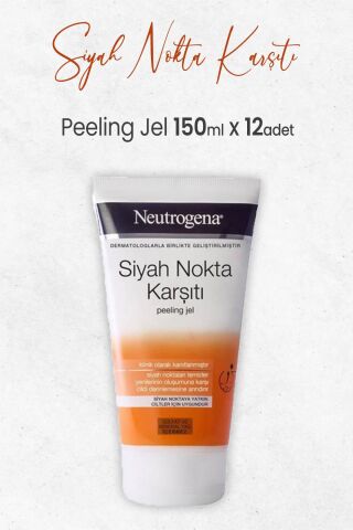 Neutrogena Siyah Nokta Karşıtı Peeling 150 ml x 12 Adet