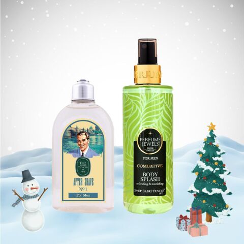 Eyüp Sabri Tuncer Yılbaşı Paketi Erkek Body Splash Combative 250 ml ve Tıraş Kolonyası No:1