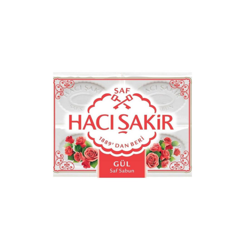 Hacı Şakir Gül Kokulu Banyo Sabunu 4 x 150 gr