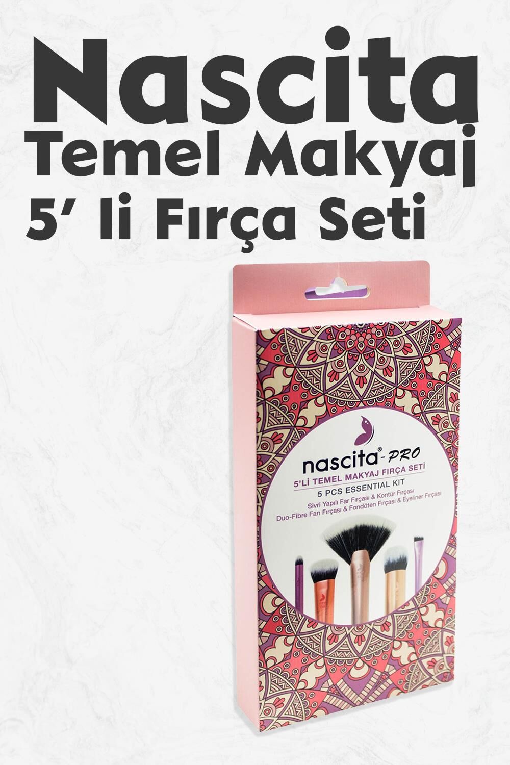Nascita Temel Makyaj 5' li Fırça Seti