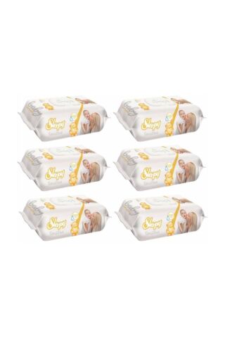 Sleepy Islak Havlu 90 Yaprak 6'lı Set