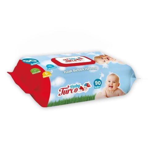 Baby Turco Islak Bebek Havlusu 90' lı