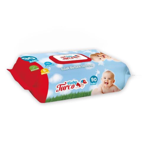 Baby Turco Islak Bebek Havlusu 90' lı
