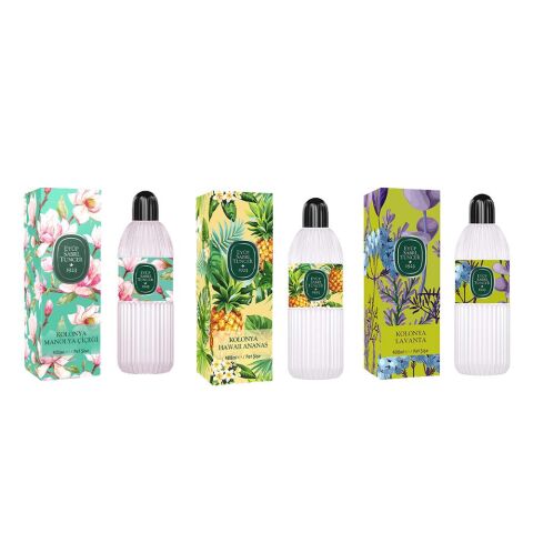 Eyüp Sabri Tuncer Kolonya Manolya Çiçeği, Hawaii Ananas ve Lavanta Pet Şişe 400 ML