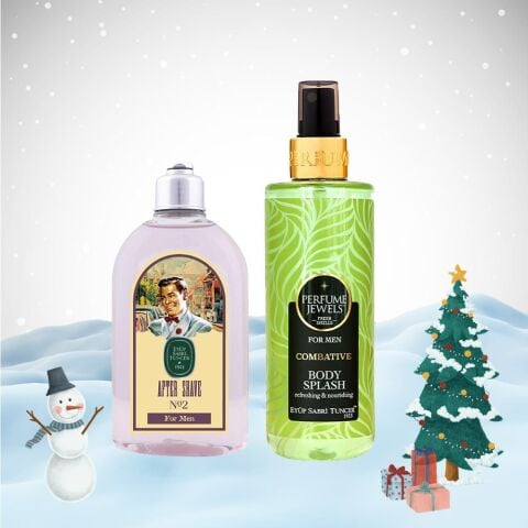 Eyüp Sabri Tuncer Yılbaşı Paketi Erkek Body Splash Combative 250 ml ve Tıraş Kolonyası No:2