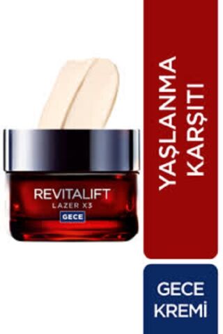 Loreal Paris Revitalift Lazer X3 Yoğun Yaşlanma Karşıtı Gündüz Bakım Kremi Gece Bakım Kremi 50 ml
