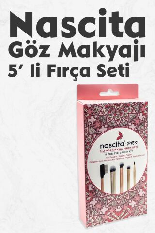 Nascita Göz Makyaj 5' li Fırça Seti