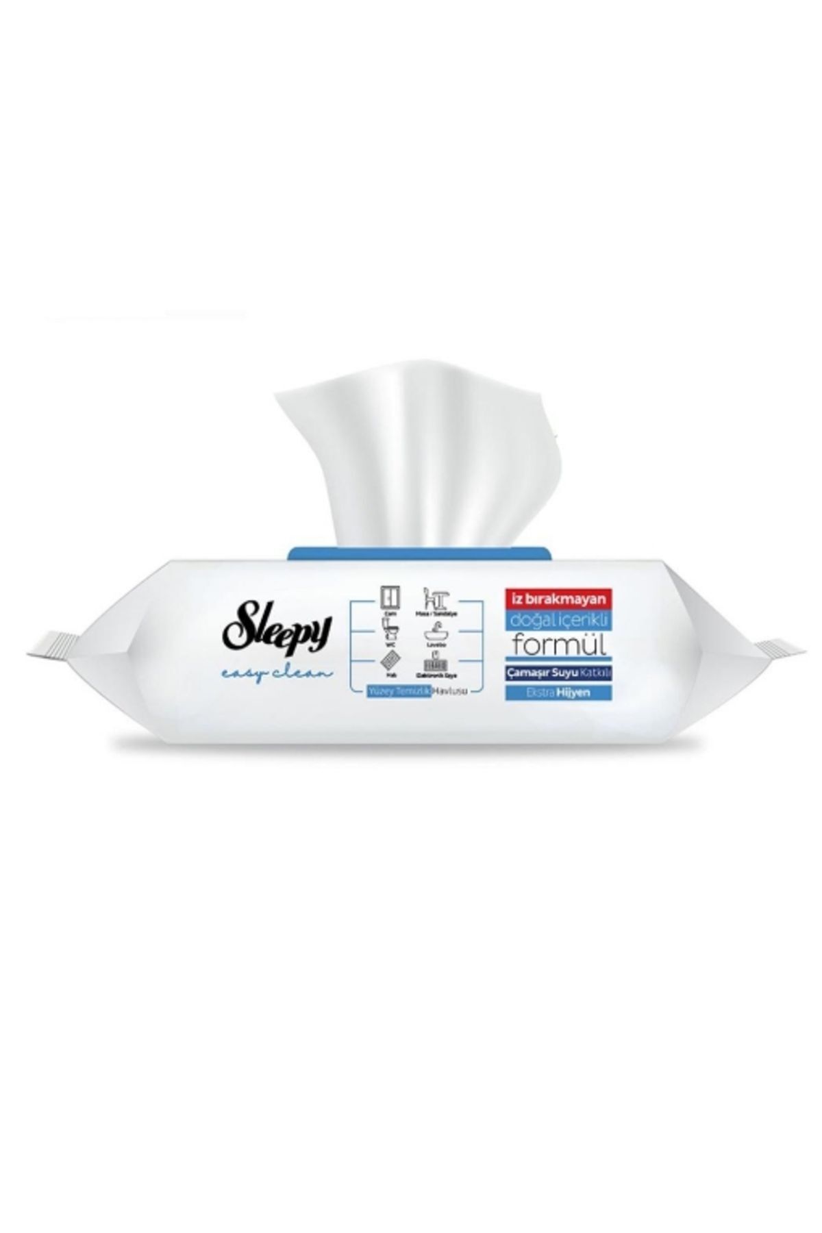 Sleepy Yüzey Temizleme Havlusu 100'lü Çamaşır Suyu (24'LÜ)