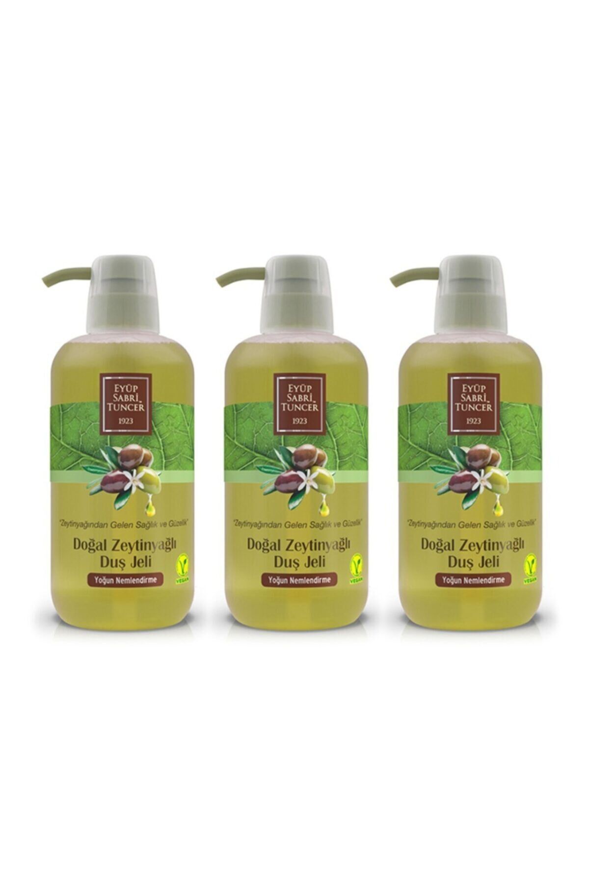 Eyüp Sabri Tuncer Doğal Zeytinyağlı Duş Jeli 600 ml X 3 Adet