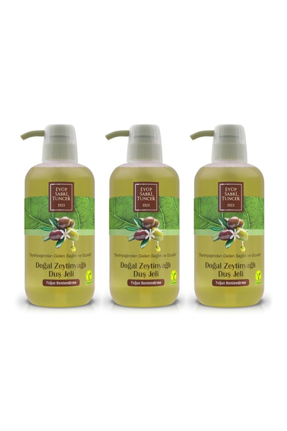Eyüp Sabri Tuncer Doğal Zeytinyağlı Duş Jeli 600 ml X 3 Adet