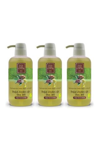 Eyüp Sabri Tuncer Doğal Zeytinyağlı Duş Jeli 600 ml X 3 Adet