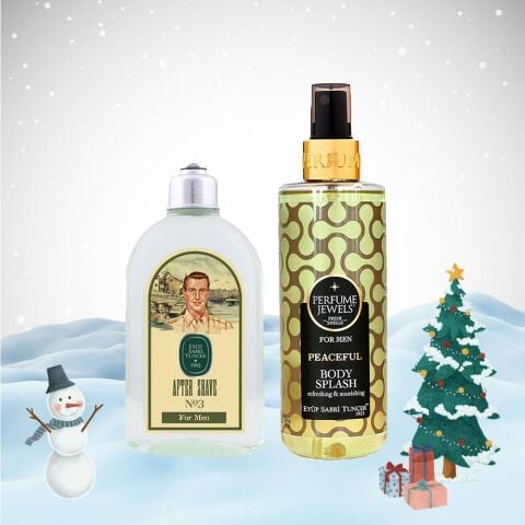Eyüp Sabri Tuncer Yılbaşı Paketi Erkek Body Splash Combative 250 ml ve Tıraş Kolonyası No:3