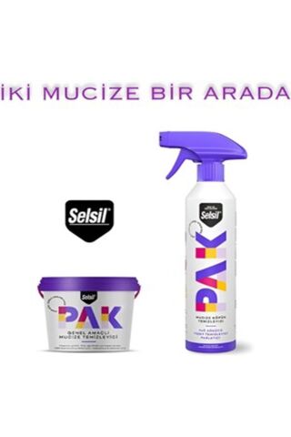 Selsil Pak 500ml Köpük + Krem 500gr Genel Amaçlı Temizleyici