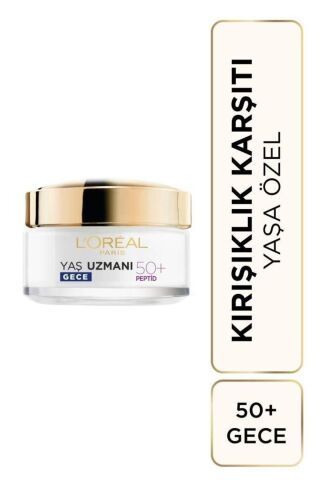 Loreal Paris Yaş Uzmanı Kırışıklık Karşıtı 50+ Peptidler Gündüz ve Gece Kremi