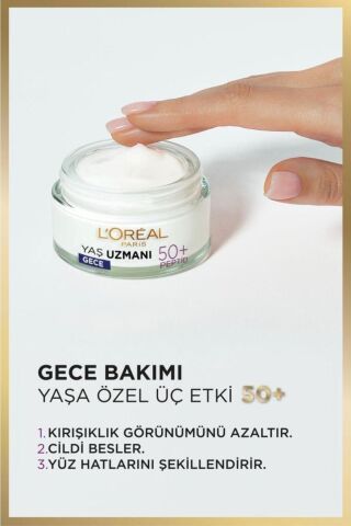 Loreal Paris Yaş Uzmanı Kırışıklık Karşıtı 50+ Peptidler Gündüz ve Gece Kremi