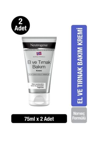 Neutrogena El ve Tırnak Bakım Kremi 75 ml x 2