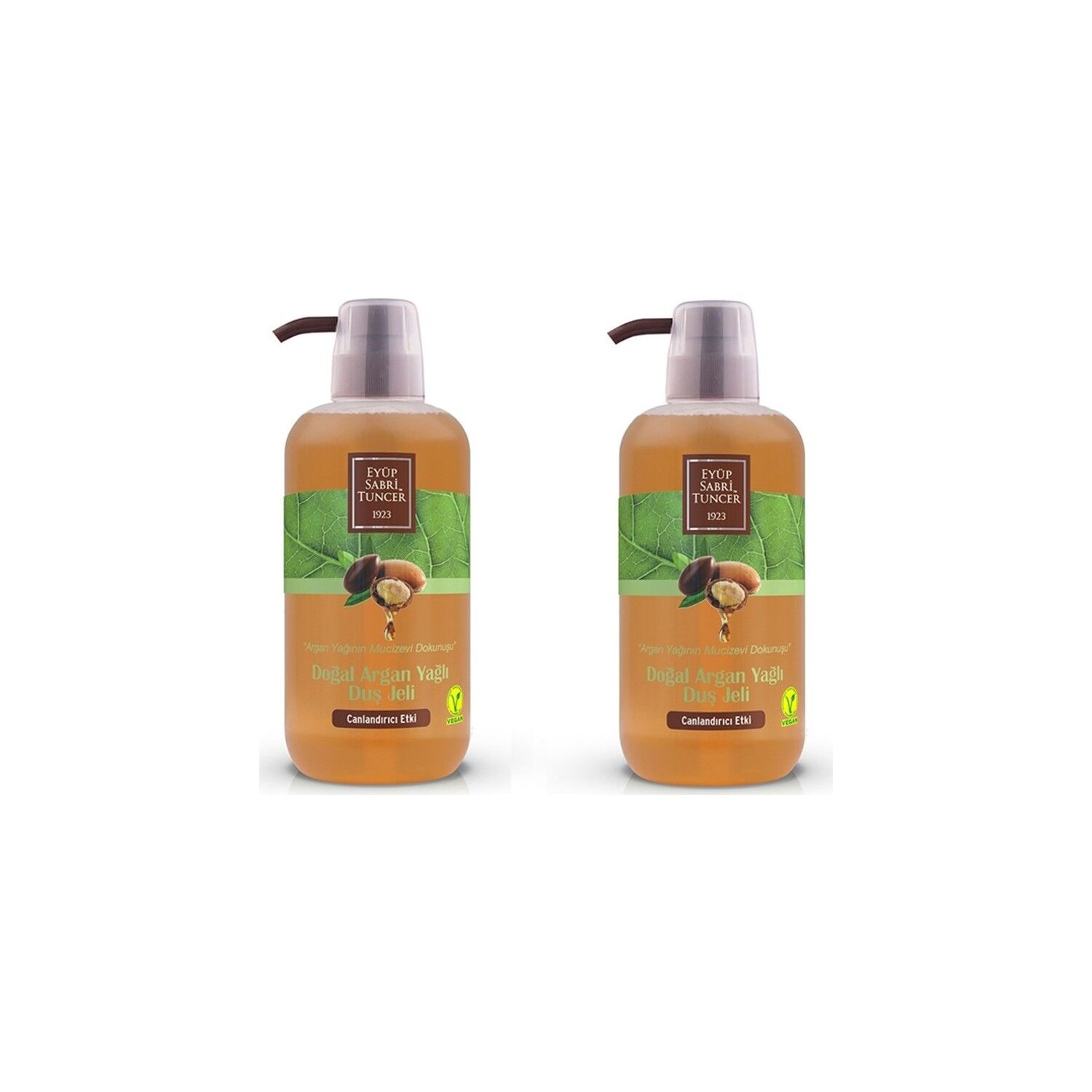 Eyüp Sabri Tuncer Doğal Argan Yağlı Duş Jeli 600 ml Pet Şişe X 2 Adet