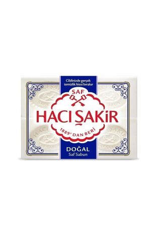 Hacı Şakir Doğal Geleneksel Saf Beyaz Sabun 4x150 gr