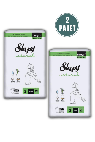 Sleepy  Natural Ultra Hassas Hijyenik Ped Uzun 40 Adet Ped ve ROSIE