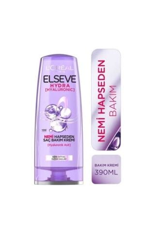 Elseve Hydra Hyaluronic Nemi Hapseden Saç Bakım Kremi (390 ml)