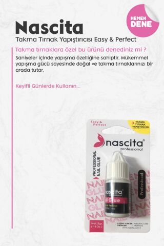 Nascita Tırnak Yapıştırıcısı Easy & Perfect