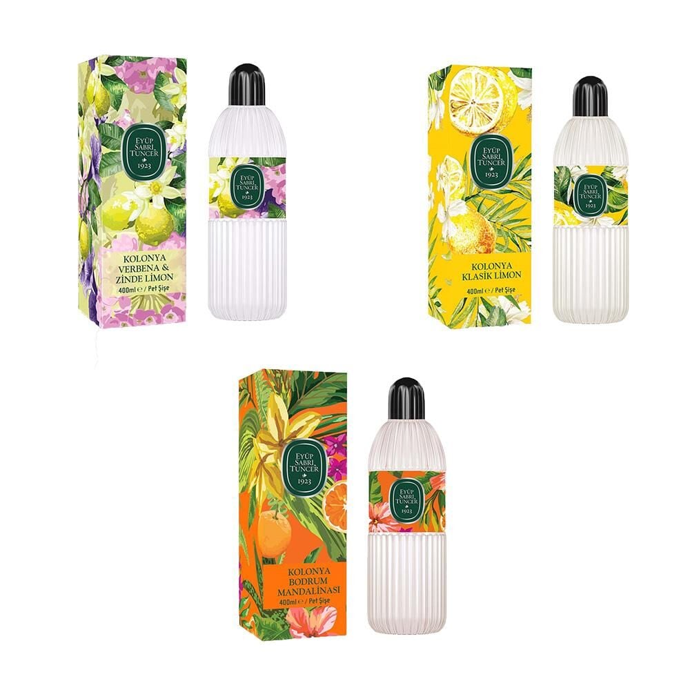 Eyüp Sabri Tuncer Kolonya Bodrum Mandalinası, Verbena & Zinde Limon ve Klasik Limon