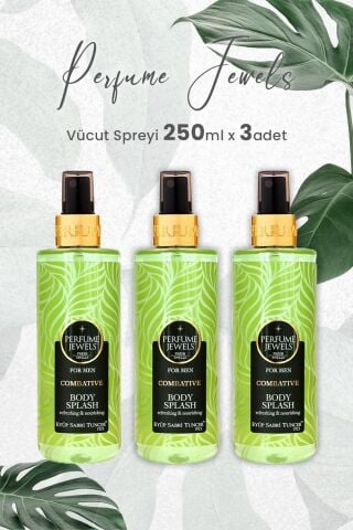 Eyüp Sabri Tuncer Pj Body Splash Combative Erkek 250 ml x 3 Adet