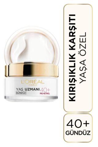 L'Oreal Paris Yaş Uzmanı 40+ Kırışıklık Karşıtı Sıkılaştırıcı Gündüz&Gece Kremi&Aydınlatıcı Göz Kremi