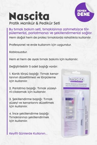 Nascita Pratik Manikür & Pedikür Seti