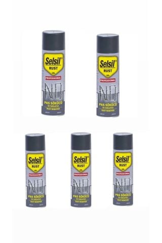 Selsil Pas Sökücü ve Yağlayıcı 200 ml, 5 Adet