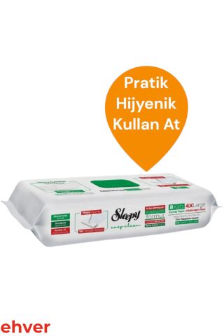 Sleepy 3'Lü Easy Clean Mopa Uyumlu Karma Yer Temizlik Havlusu (150 Yaprak)