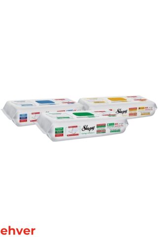 Sleepy 3'Lü Easy Clean Mopa Uyumlu Karma Yer Temizlik Havlusu (150 Yaprak)