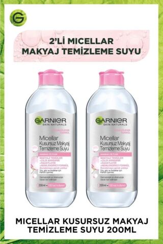 Garnier Micellar Kusursuz Makyaj Temizleme Suyu 200 ml x 2 Adet