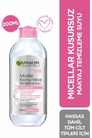 Garnier Micellar Kusursuz Makyaj Temizleme Suyu 200 ml x 2 Adet