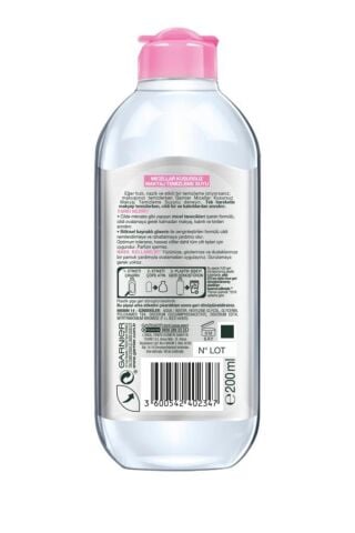 Garnier Micellar Kusursuz Makyaj Temizleme Suyu 200 ml x 2 Adet