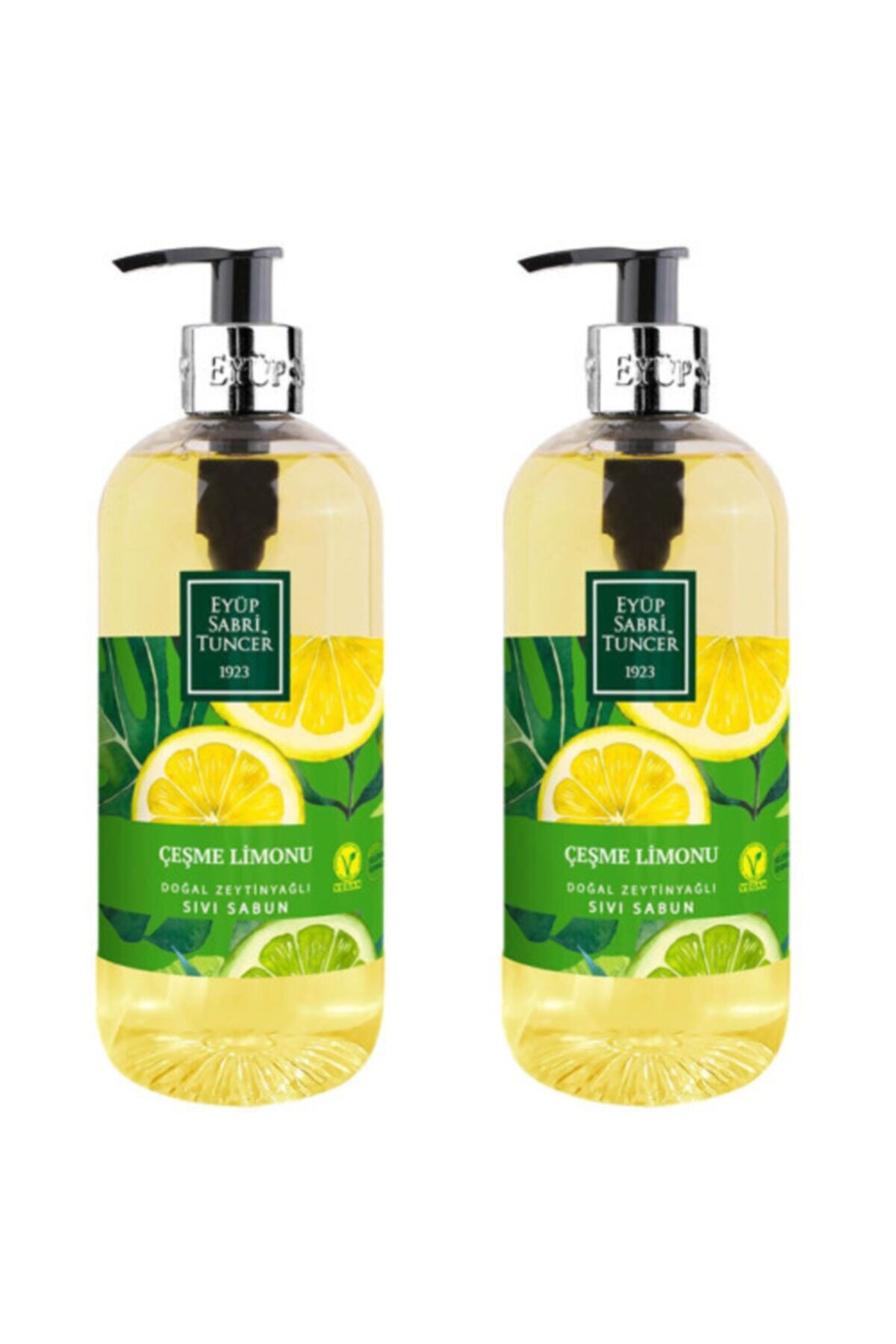 Eyüp Sabri Tuncer Çeşme Limonu Doğal Zeytinyağlı Sıvı Sabun 500 ml x 2 Adet