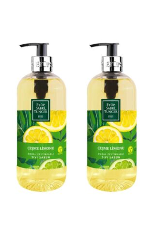 Eyüp Sabri Tuncer Çeşme Limonu Doğal Zeytinyağlı Sıvı Sabun 500 ml x 2 Adet