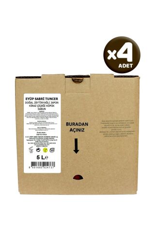 Eyüp Sabri Tuncer Köpük Sabun Japon Kiraz Çiçeği 5000 ml x 4 Adet
