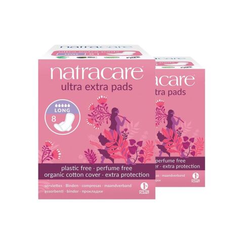 Natracare Ultra Ekstra Ped Long 8 Adet x 2