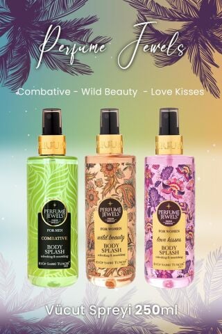 Eyüp Sabri Tuncer Vücut Spreyi Combative, Wild Beauty ve Love Kisses