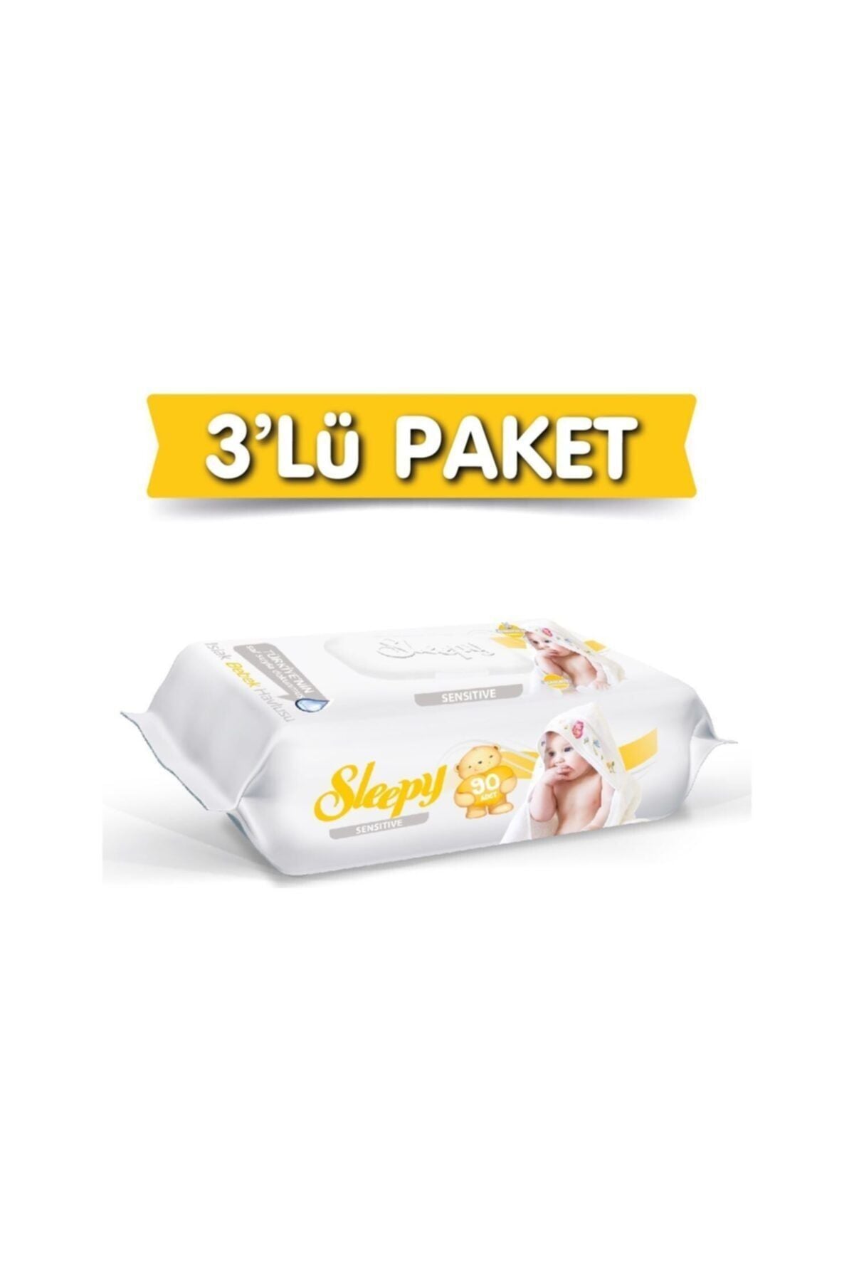 Islak Mendil Sensitive 90 Yaprak X 3 Adet 270 Yaprak