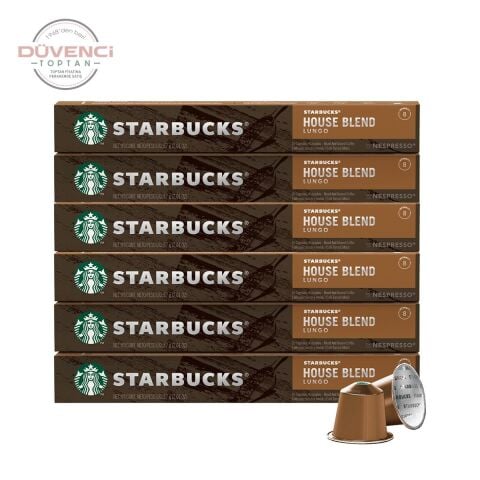 Starbucks House Blend Kapsül Kahve 10 Adet x 6
