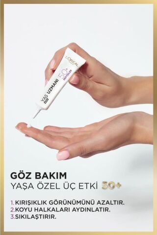 Loreal Paris Yaş Uzmanı 50+ Kırışıklık Karşıtı Yenileyici Gündüz & Göz Kremi Seti