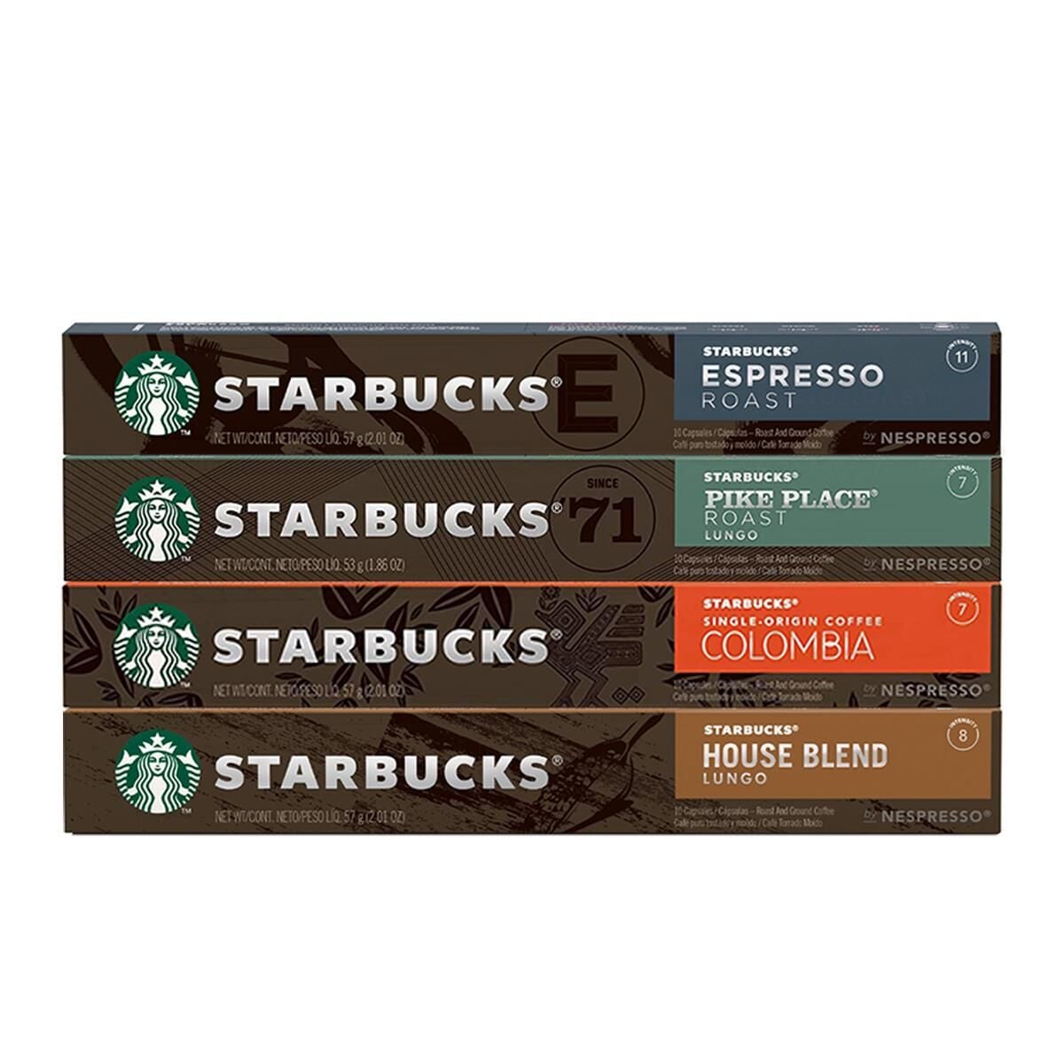 Starbucks Kapsül Kahve Seti 4' lü (Housei Pike, Espresso ve Colombia)